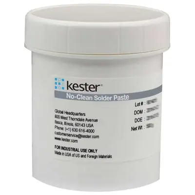 Kester 70-2102-0510 R562 Type 3 Solder Paste, Sn63 Pb37, 500g Jar