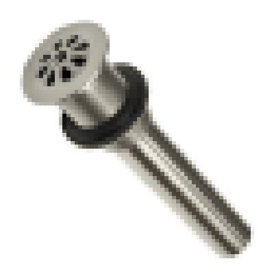 Native Trails DR150-BN Teardrop Drain in Brushed Nickel