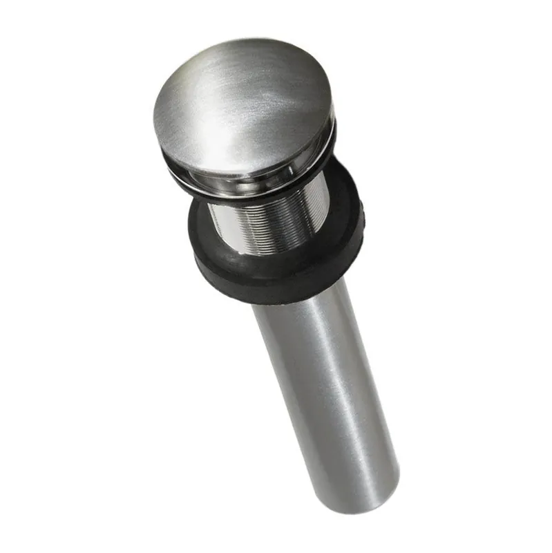 Native Trails DR130-BN Push to Seal Dome Drain in Brushed Nickel