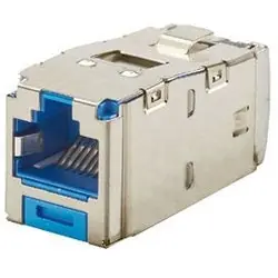 Panduit CJS6X88TGBUY Module Cat6A Shielded 8P8W BU Each