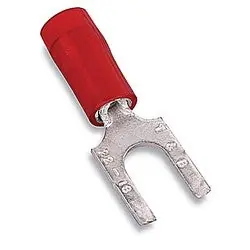 Thomas & Betts RA18-8FS Nylon Insulated Fork Terminal With Flanged Tongue