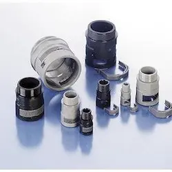 THOMAS & BETTS BVND-N027GT PMAFIX,BLK STRAIGHT CONNECTOR 1/2, NW17, IP66,BL POLYAMIDE 6