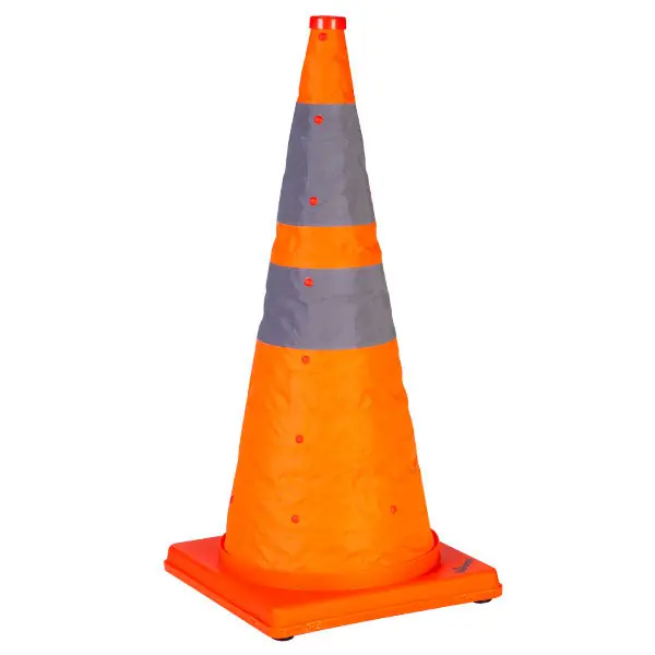 TruForce CC528 Collapsible Cones w/ Light 28 Orange 5/Pkg