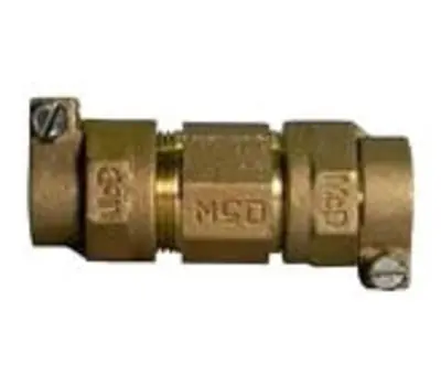 A.Y. MCDONALD 74758-22 3/4 in. CTS Comp Brass Straight Coupling