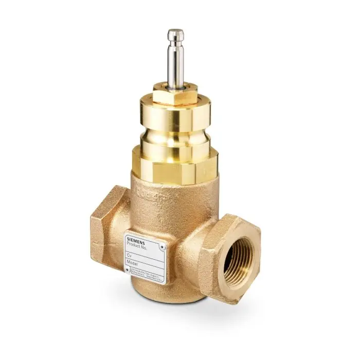 Siemens 599-03180 Globe Valve, 2 Way, 1/2 in. NPT, 1 Cv