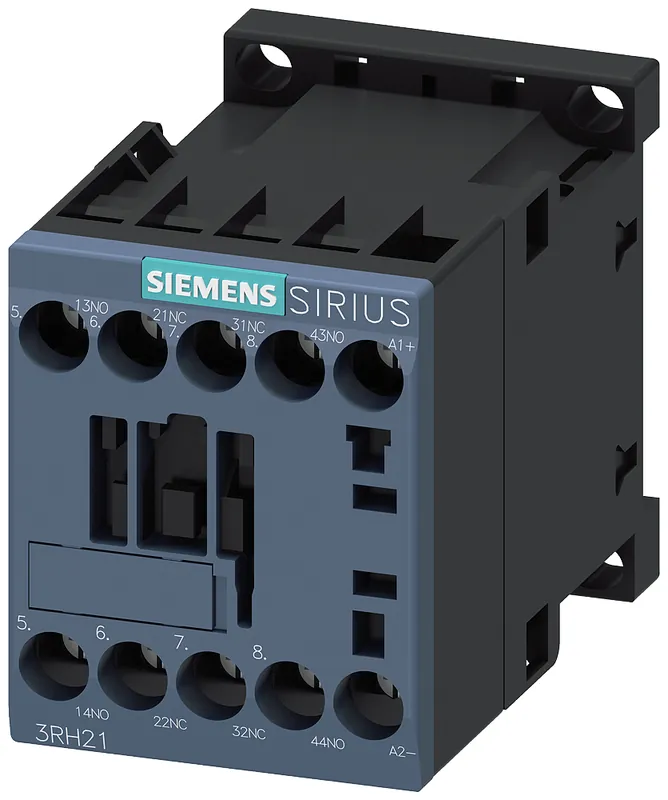Siemens 3RH21221BB40 Contactor Relay DC 24V 10 Amp 2NO 2NC 4-Pole