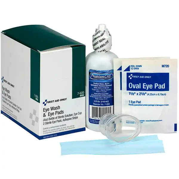 Physicians Care 7600 Eyewash Kit 6-Piece