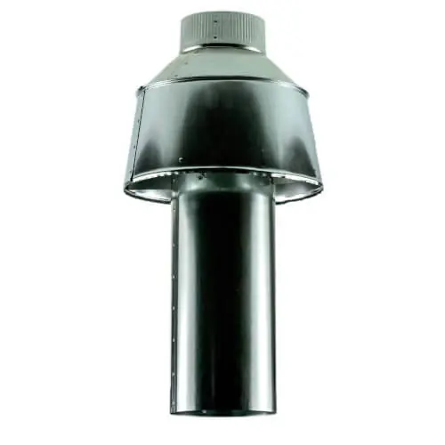 Weil-McLain 443-300-100 LGB Gas Boiler Draft Hood, Horizontal, Size A, 5721