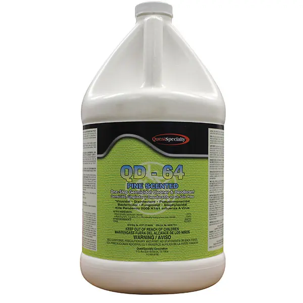 QuestSpecialty 355415 QD-64 One Step Germicidal Pine 1 gal 4/Case