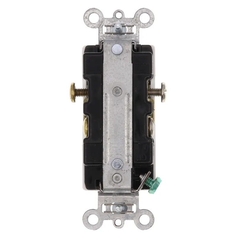 Pass & Seymour 26242-W Heavy-Duty Decorator Spec Grade Duplex Receptacle Side Wire 15A 125V