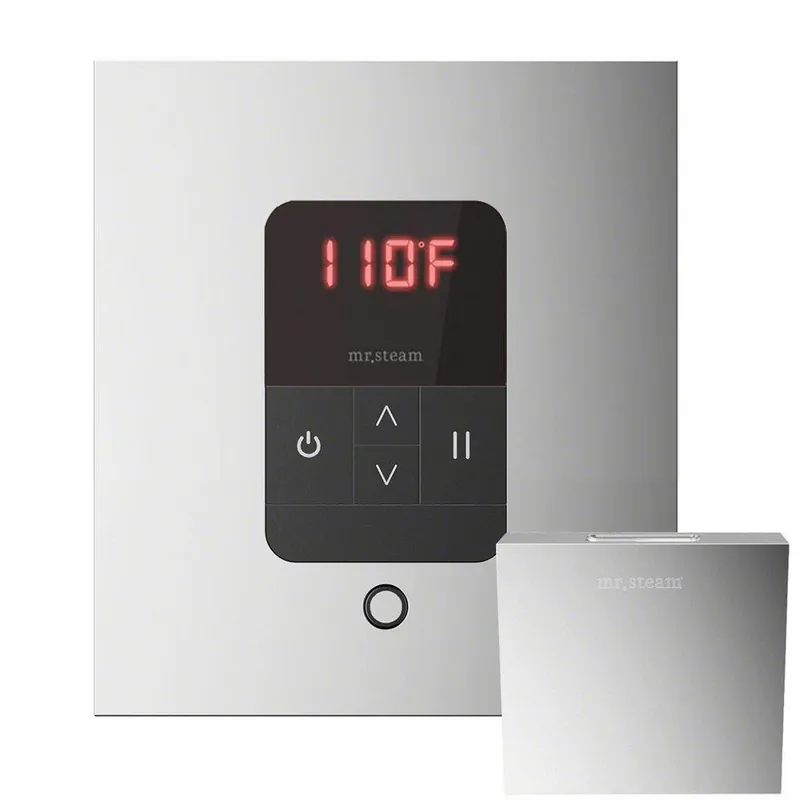 Mr Steam MSITEMPOSQ-PC iTempo Steam Bath Control in Polished Chrome