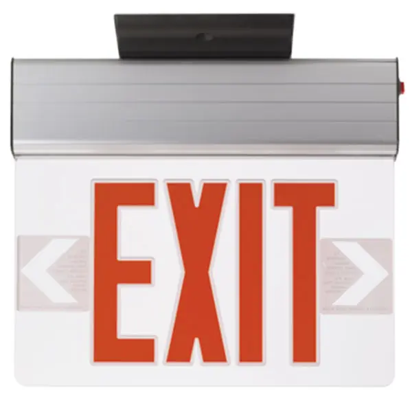 Exit Signs and Emergency Lighting 109EE Red LED Edge Lit Exit Sign