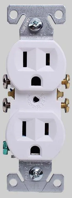 DiversiTech 625-270W 15 Amp 125V in White Receptacle