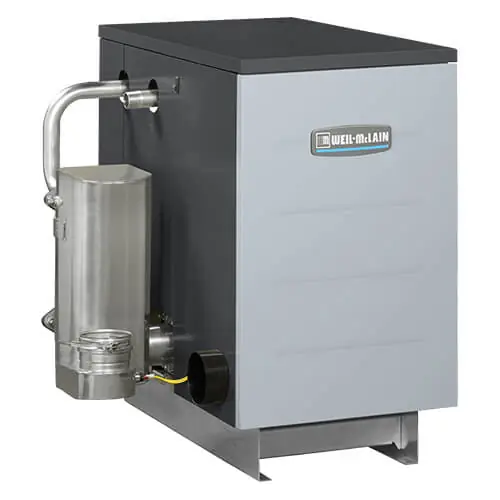 Weil-McLain 382-200-613 GV90+6 Gas Boiler, Water, Condensing, High Efficiency, With Taco Circulator 007, 91.0% EF, 175 MBH