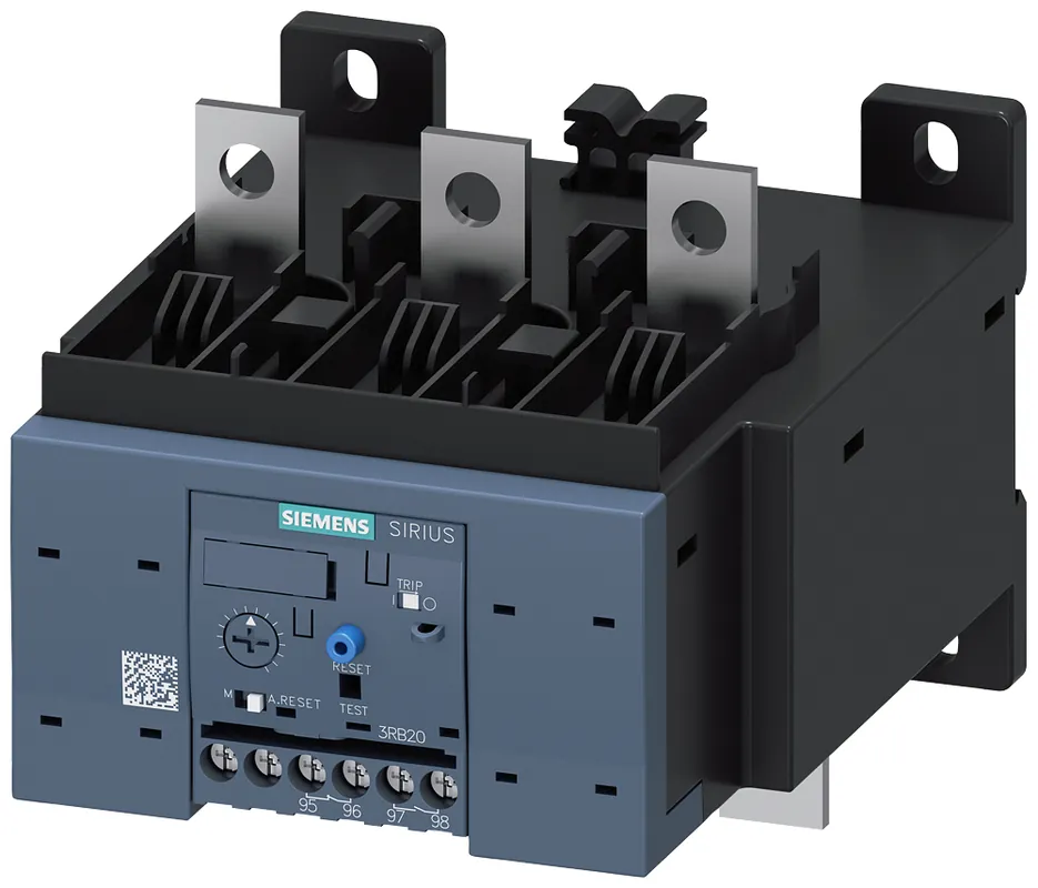Siemens 3RB2056-1FC2 1000 VAC 50 to 200 Amp 3-Pole 1NO 1NC Electronic Solid State Overload Relay