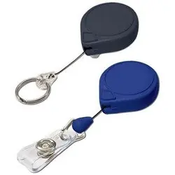 LUCKY LINE 42801 Badge Reel Clip-On 1 Diameter 3 Feet Extension