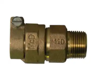 A.Y. McDonald 74753-22 1 in. CTS Compression x 1 in. Male Straight Adapter Lead Free