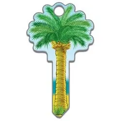 Lucky Line B112K House Key Kwikset Palm Tree 1 each per Card