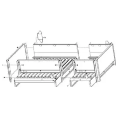 Weil McLain 383-300-045 Boiler Base Assembly for SB-LGB-B Gas Boilers