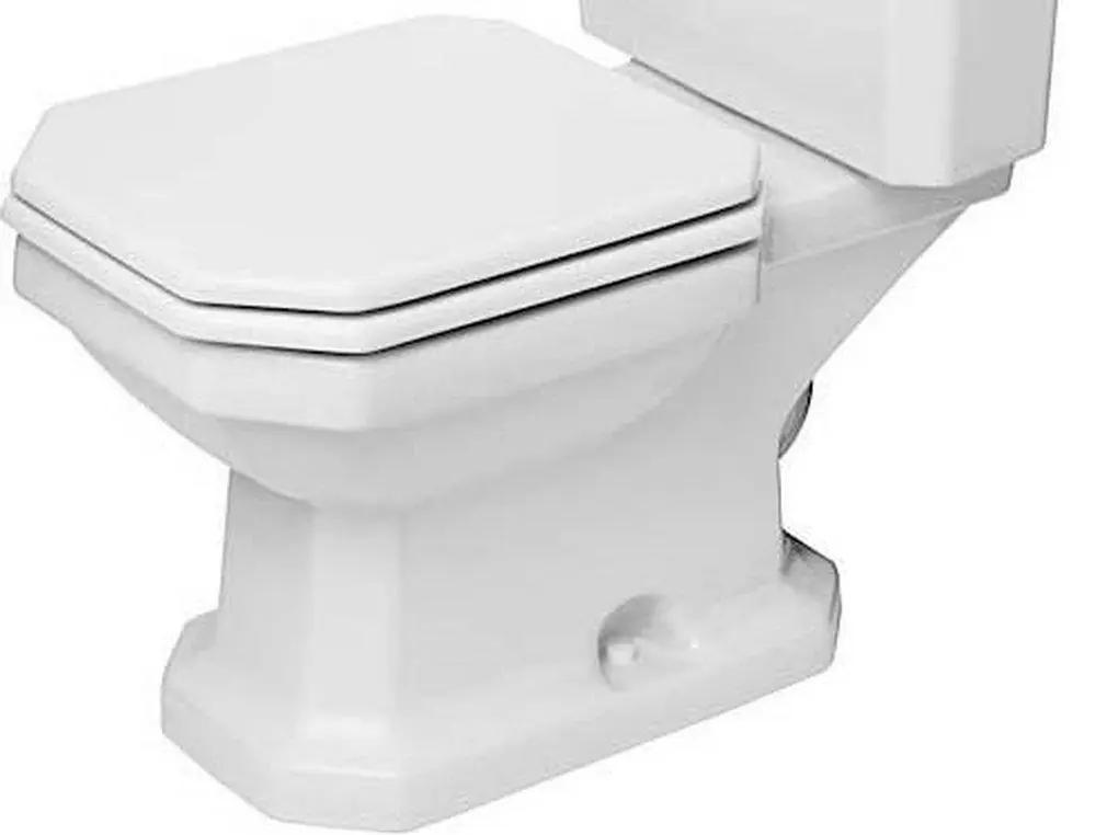 Duravit 2130010000 1930 Series Octagonal Toilet Bowl in White