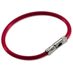 Lucky Line 71101 Key Cable Lock Flexible Ring 5 Length