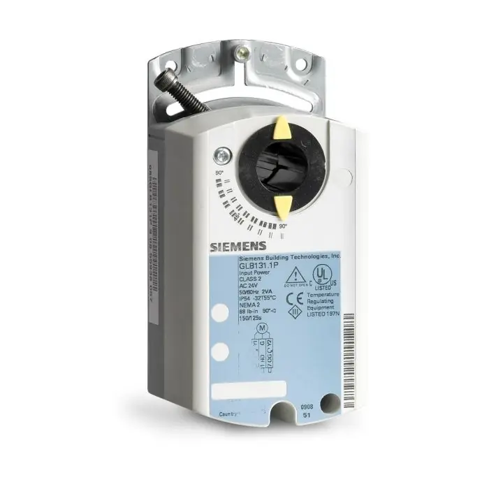 Siemens GLB161.1Q Direct Coupled Actuator, 88 in-lb