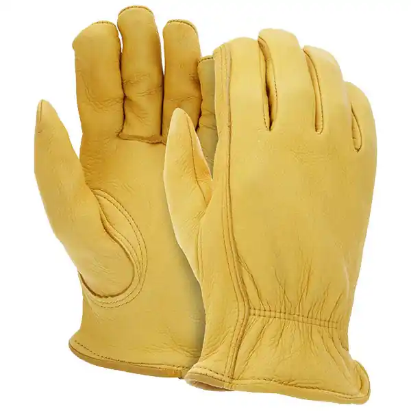 MCR Safety 3501M Select Grade Grain Deerskin Leather Drivers Medium Size 12/Pair