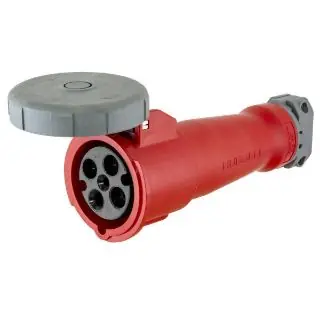 Hubbell Wiring Device-Kellems HBL420C7W HWD 3-Phase Female Heavy Duty Insulated Standard Watertight Connector Body