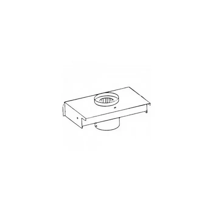 Weil McLain 443-300-098 LGB Gas Boiler Draft Hood Horizontal Size 4 Replacement MPN