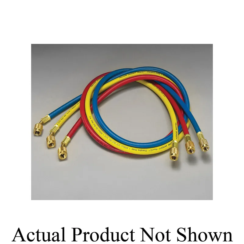 Yellow Jacket 21272 Charging Hose 1/4 in Standard SAE Flare 72 in L 800 psi