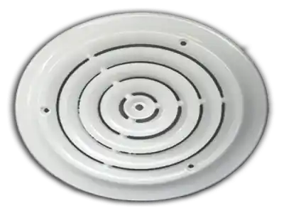 Metal-Fab MFCD8RW Ceiling Diffuser 8-1/2 In Round White