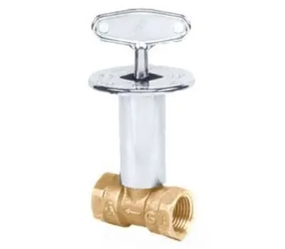 A.Y. MCDONALD 10720 1/2 in. Female x Female Brass Straight Log-Lighter Valve