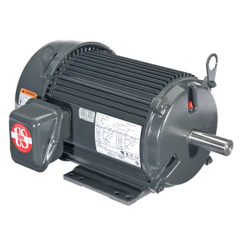 U.S. Motors U32L9C General Purpose Three Phase TE Horizontal - Footed Motor