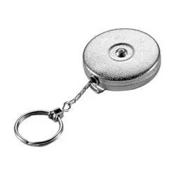 Lucky Line 43501 Key Reel Clip-On 2 Diameter Textured Chrome Replacement MPN