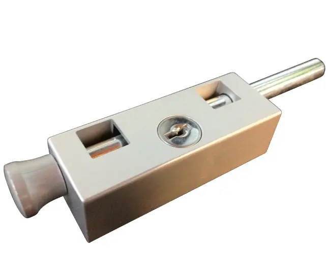 PRO-LOK EPL-106-AL Patio Door Lock Keyed Large Rectangular 6 x 1-1/8 Aluminum