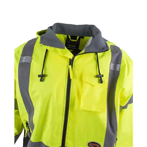 Pioneer V1130460U-M 2-in-1 Bomber Jacket Hi-Vis Yellow/Green Medium