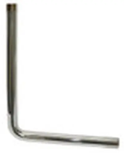 Component Hardware E48-4660 Elbow Overflow 1-1/4 For 3 & 3-1/2 Sink Opening