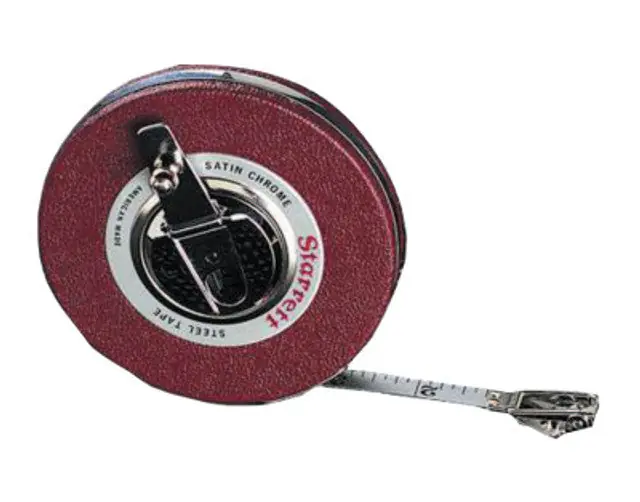 L.S. Starrett 65949 530 Series Steel Long-Line Measuring Tape 3/8 in W 50 ft L Carbon Steel