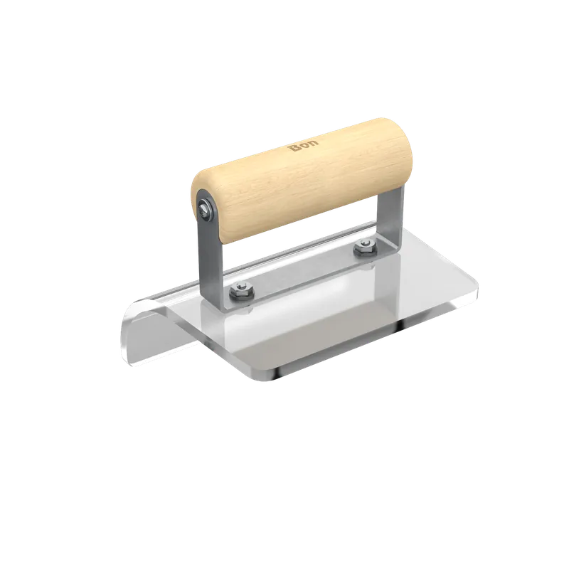 Bon 82-123 Plexiglass Outside Step Tool - 6 x 5 - 2 Radius Wood Handle