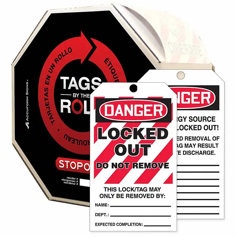 Accuform TAR418 Safety Sign 10 x 14 Replacement MPN TAR418