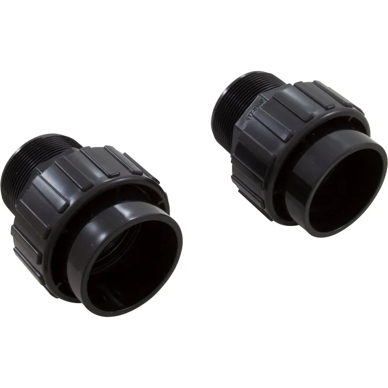 Waterway Plastics 400-9631-2B Union Ww Champion 2Mbt X 2S Black Qty 2