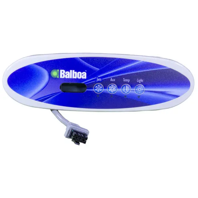 Balboa Water Group 54270 Topside BWG ML260 4 Button Jets Aux Temp Light LCD Oval