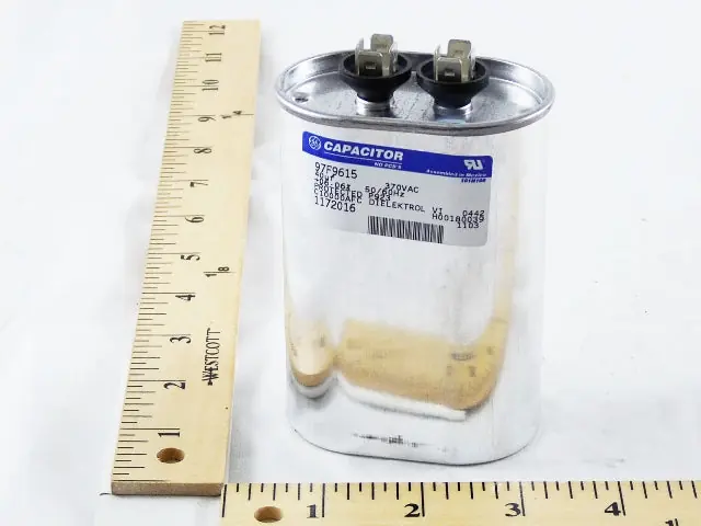 Tempstar 1172016 Oval Run Capacitors 40 Mfd 370 Volts Replacement MPN 0604
