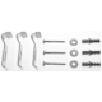 Duravit 790125000000000 Bathtub Anchor in Polished Chrome