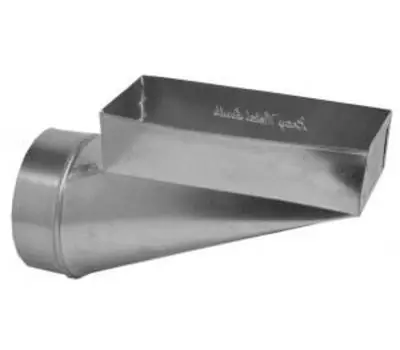 Gray Metal South 10X2X6-112R 10 x 2-1/4 x 6 in. Center End Boot