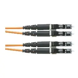 Panduit F62ERLNLNSNM002 2-Fiber OM1 LC-LC Duplex Riser 2M