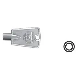 NATIONAL CABINET LOCK D8591 Freezer Lock Key Wrench, Pentagon Shape, Die-Cast