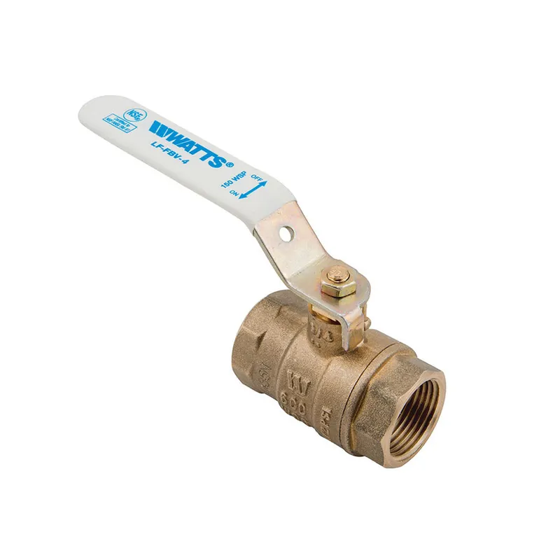 Watts 0555121 3/4 LFFBV-4 Lead-Free NPT Full Port Ball Valve
