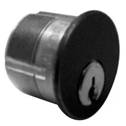 KABA ILCO CORP 7185SC2-46-KA2 Mortise Cylinder Lock, 5-Pin, Schlage C Keyway, 2 Keyed Alike, Adams Rite Cam, 1.36 Diameter x 1-1/8 Length, Duracolor Brown Aluminum