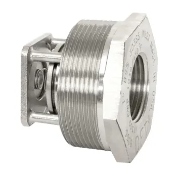 DFT 8004 - Basic-Check Stainless Steel BSS Style In-Line Check Valve, 3/4 x 1-1/2 in, FNPT x MNPT